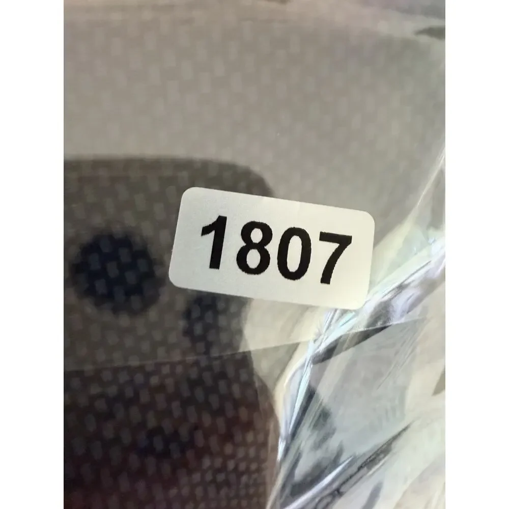 Buttercloth Established in Icy Cotton Mens Black Pattern Polo Shirt XL $138